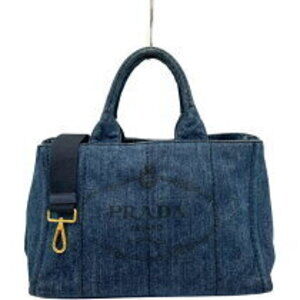Prada Canapa bag blue denim